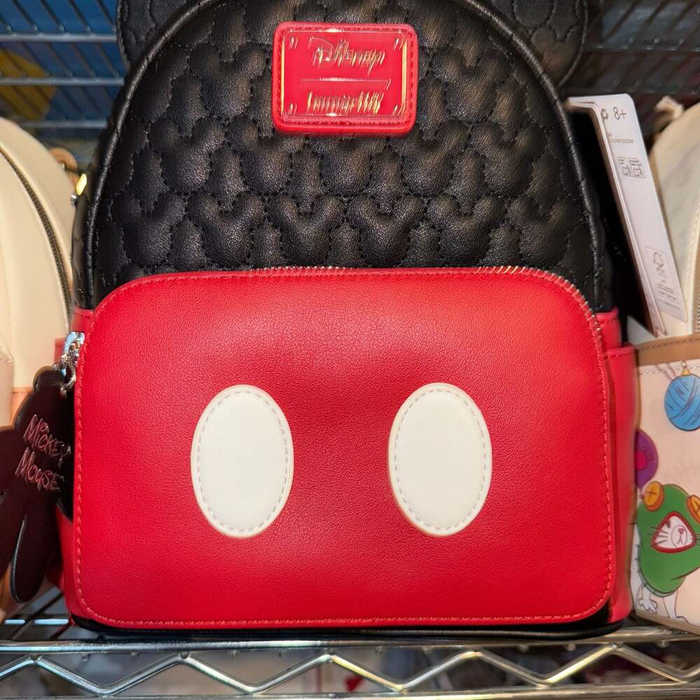 Disney Loungefly Mickey Mouse Quilted Mini Backpack